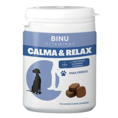 Binu Calma & Relax para Perros | Snacks Naturales Antiestrés