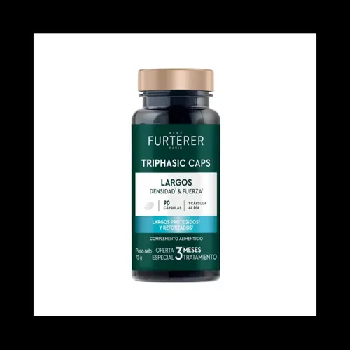 Rene Furterer Triphasic 90Caps Cabello Largos, Densidad & Fuerza