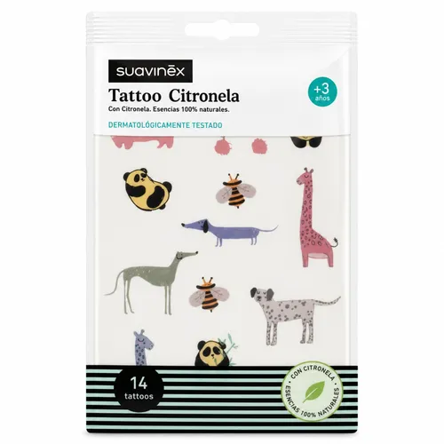 Suavinex Mosq Tattoos Citronela 12 Unidades