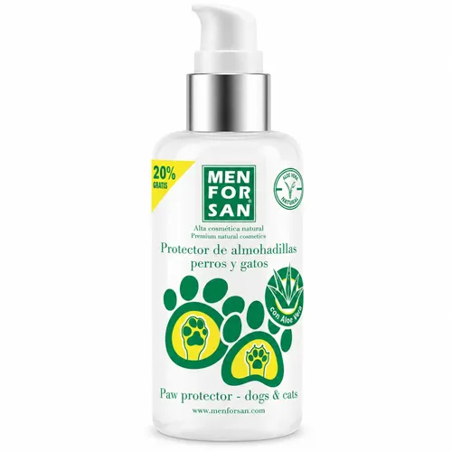 Menforsan Gel Protector de Almohadillas para Perros y Gatos 125 ml