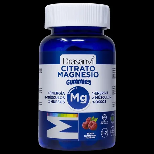 Drasanvi citrato de magnesio 45 gummies frambues
