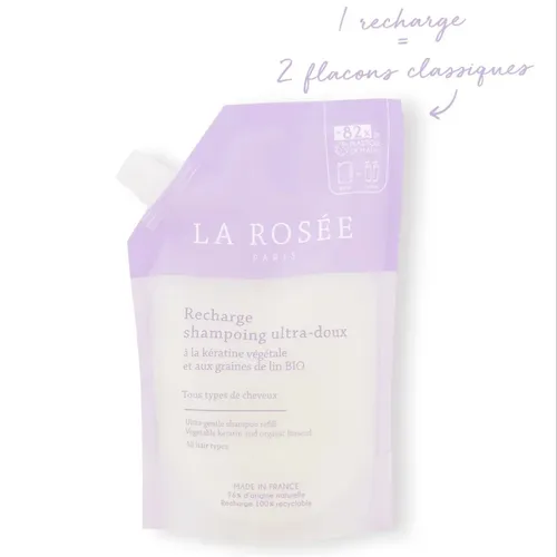 La rosee recarga champu ultra suave 400 ml