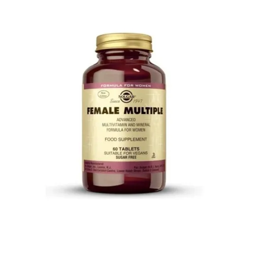 Solgar female multivitamin 60 capsulas vegetales