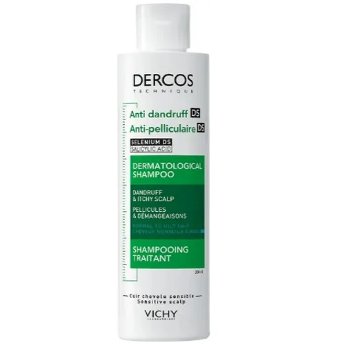 DERCOS DS Xampú Anticaspa per a Cabells Normals a Grassos 200 ml