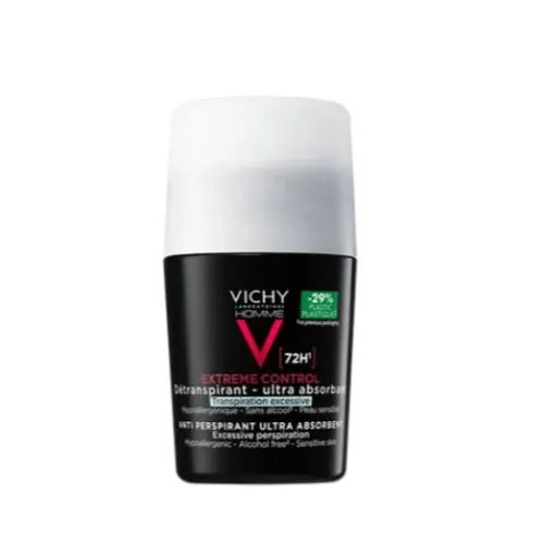 VICHY HOMME Desodorante 72H Antitranspirante Extreme Control Roll-On