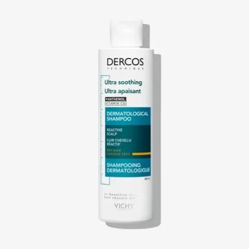 DERCOS Ultra Calm xampú per a Cuir Cabellut Reactiu i Cabell Sec 200 ml