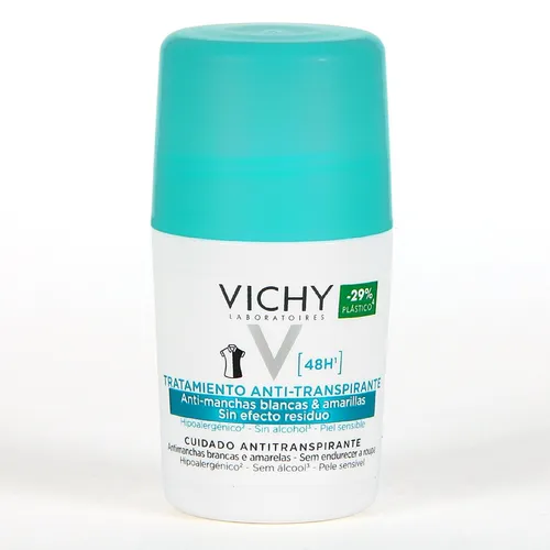 Vichy Desodorante 48H Tratamiento Antitranspirante Antimanchas 48 H Roll-On