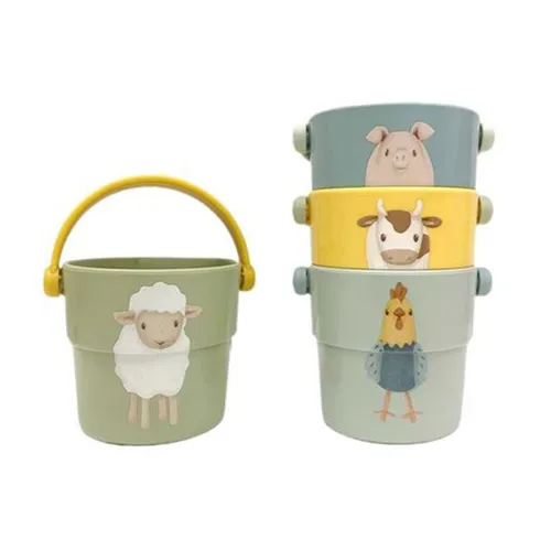Cubos para la Bañera Little Farm Little Dutch