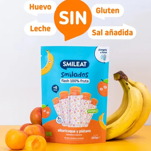 Smileat Smilados de Albaricoque y plátano