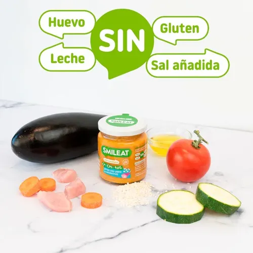 Smileat Tarrito de Cachitos arroz con pavo y verduritas 230 g