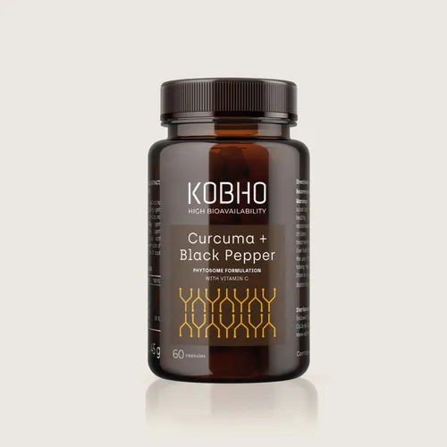 Kobho Cúrcuma + Pimienta negra 60 cápsulas