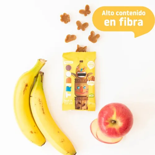 Smileat Sminolas Snack Triboo de plátano y manzana 25 g