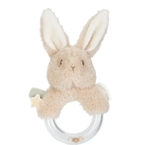 Sonajero anillo conejito newborn natural Little Dutch