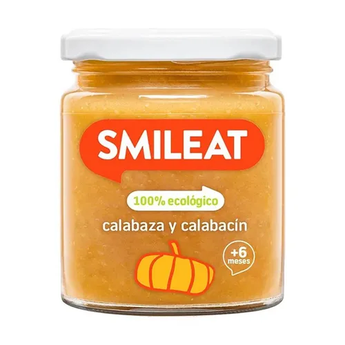 Smileat Tarrito Calabaza y calabacín 230 g