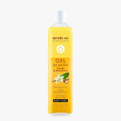 Gel de baño Betrés ON Vainilla & Macadamia ph neutro 750 ml