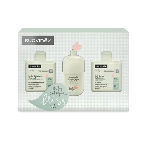 Suavinéx Set regalo leche hidratante + gel-crema baño + colonia baby bliss