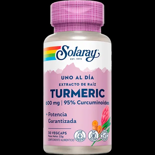 Solaray turmeric 600 mg 30 veg cap ssolaray