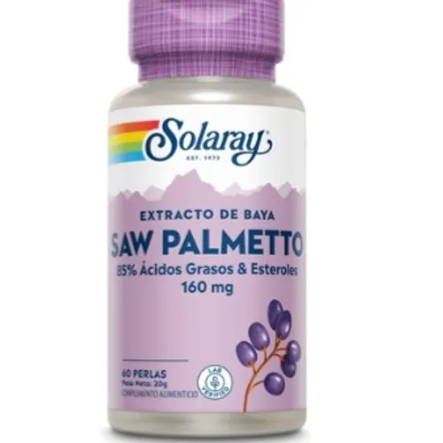 Solaray saw palmetto 60 perlas