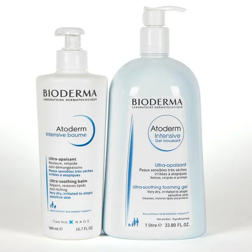 Bioderma atoderm pack intens baume + intens gel
