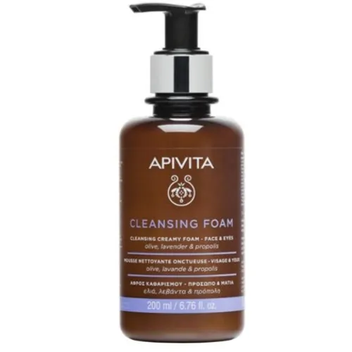 Apivita clean crem-espuma oliva lavad prp 200ml
