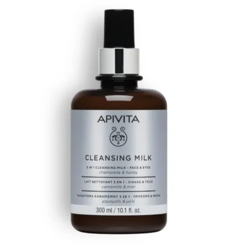 Apivita cleansing milk 3&1 camomila/miel