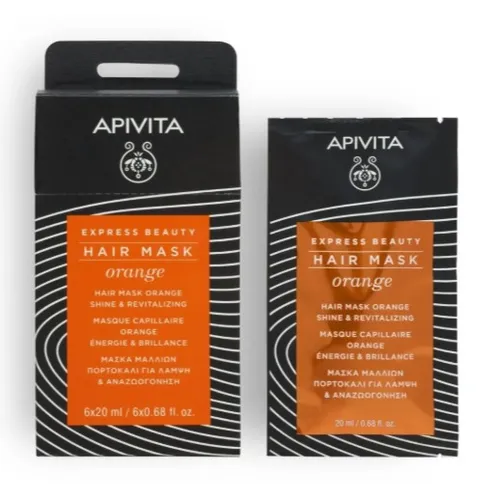 Apivita mask express capilar naranja