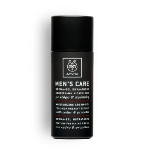 Apivita men care gelcrema hidratante text fresc