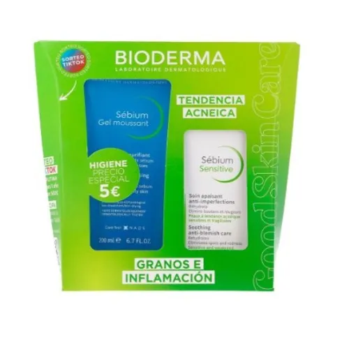 Bioderma pack sebium gel moussant + sensitive