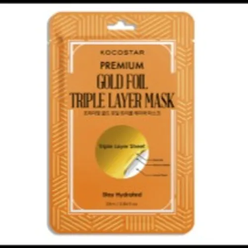 Kocostar gold foil triple layer mask