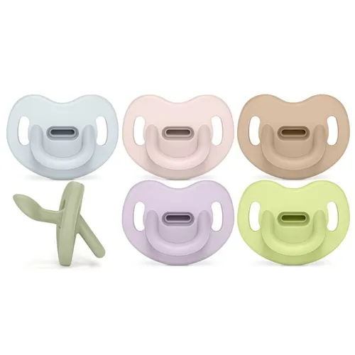Suavinex Chupete 0-6 meses Todosilicona Anatómico Soft Colours