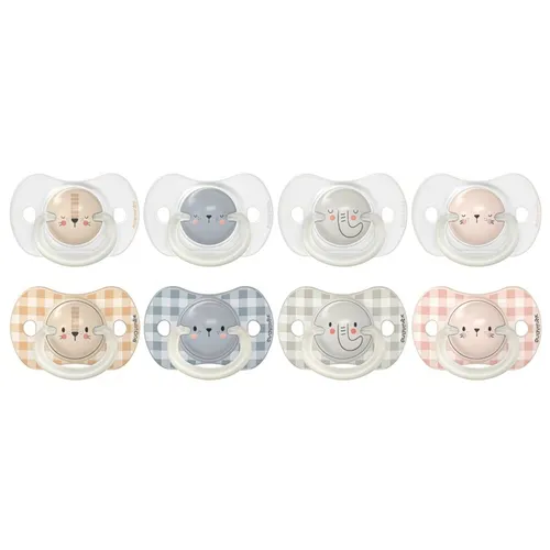 SuSuavinex Chupetes 6-18 meses Day and Night Pack 2 Unidades