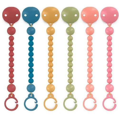 Suavinex Broche Bolitas Sujeta Chupetes Intense Colours