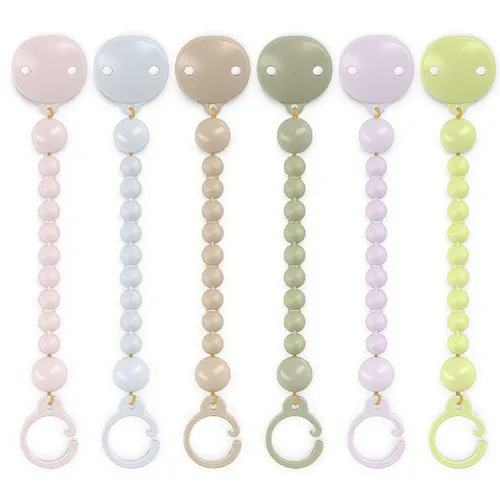 Suavinex broche bolitas silicona  Soft Colours