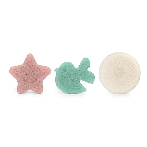 Suavinex esponja baño infantil konjac baby set 3 unidades