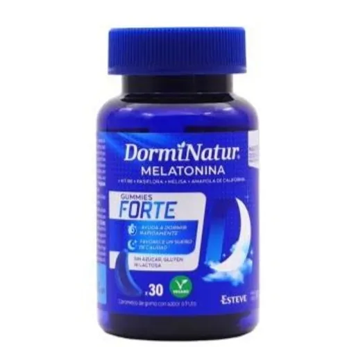 Dorminatur gummies forte 60 caramelos de goma sabor fruta