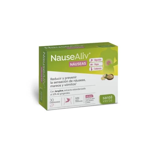 Nausealiv nauseas 30 comprimidos