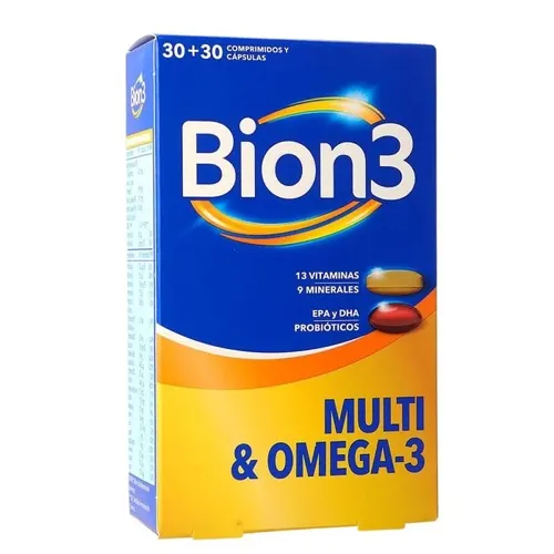 Bion3 multi & omega-3 30 comprimidos + 30 capsulas