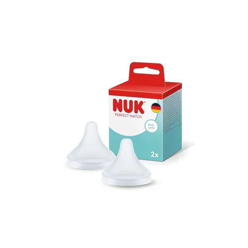 NUK TETINA 6 M+ SILICONA ANTICOLICO PERFECT MATCH XL CEREALES 2 TETINAS