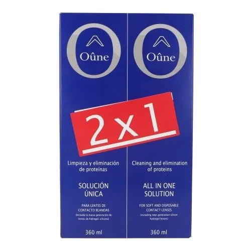 Oune solucion unica lentes blandas 2x360 ml