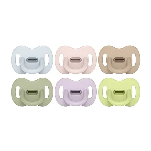 Suavinex chupete todosilicona fisio 6-18m Soft Colours