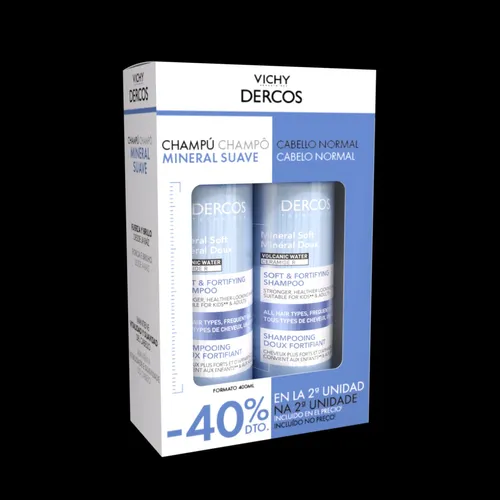 Vichy dercos champu mineral pack dos envases 400ml