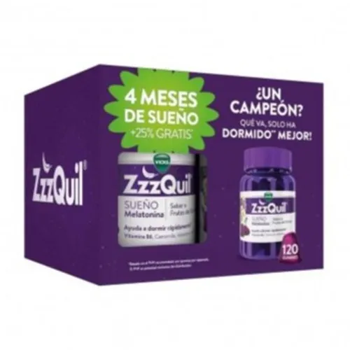 Zzz quil pack 120 gummies