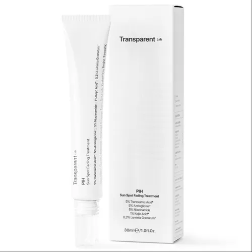 Transparent lab pih sun spot fading sérum