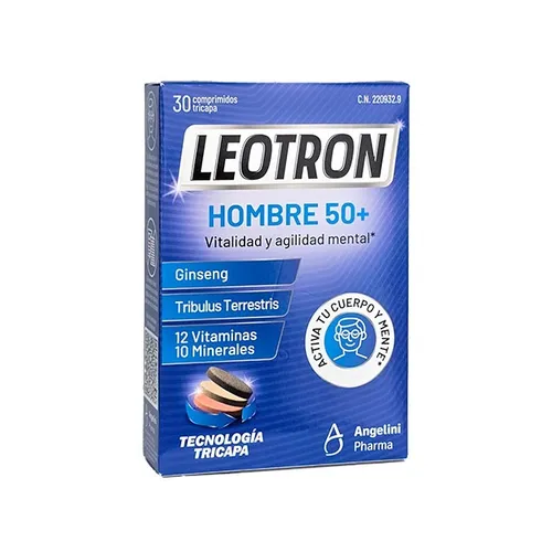 Leotron hombre 50+ 30cap