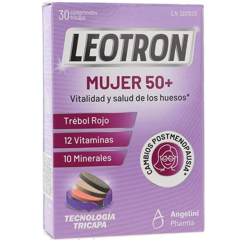 Leotron mujer 50+ 30cap
