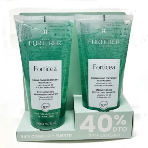 Forticea duplo champú 2ªu 40%