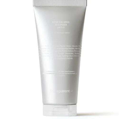 Transparent lab rose calming gel limpiador 150ml