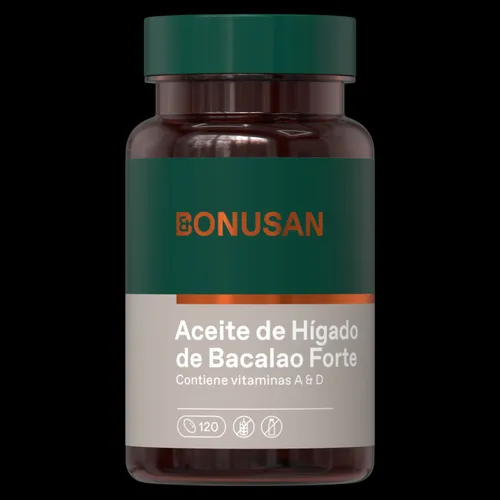 Bonusan Aceite de Hígado de Bacalao Forte 120 perlas