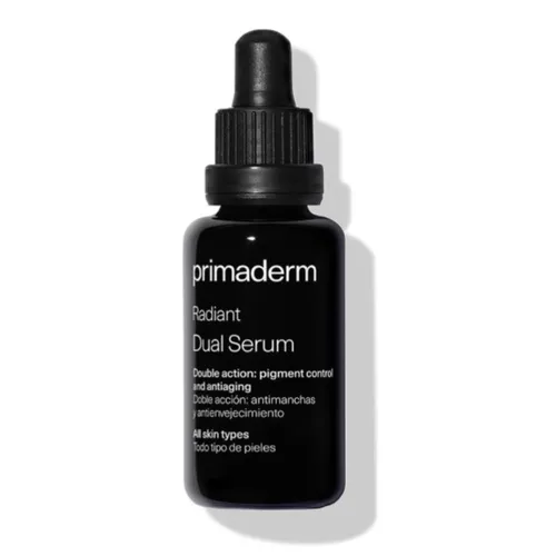 Primaderm radiant dual serum  1 envase 30 ml con gotero