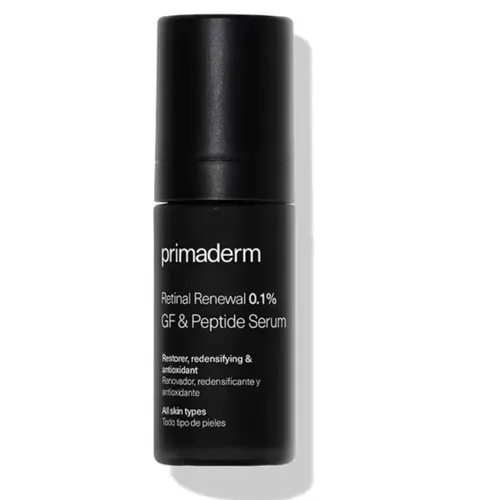 Primaderm retinal renewal 0.1% growth factor + peptide  1 envase 30 ml airless